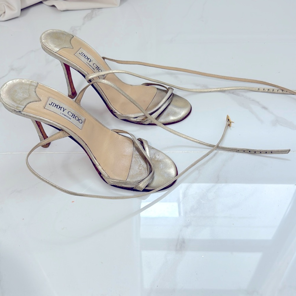 Gold heels